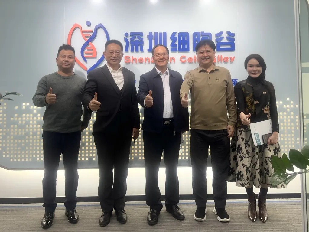 烏克蘭國家工程院院士王德平、貝羅尼集團(tuán)張伯清董事長一行蒞臨深圳細(xì)胞谷